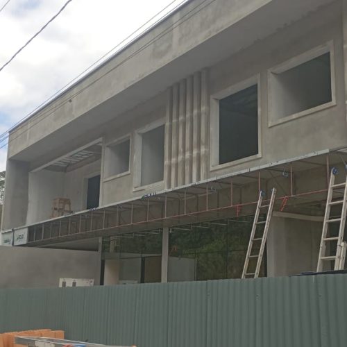 FACHADA EM ACM -NOVA TRENTO SC "ANTES"