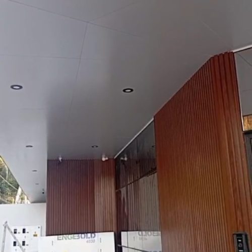 FACHADA EM ACM -NOVA TRENTO SC "CONCLUIDA""