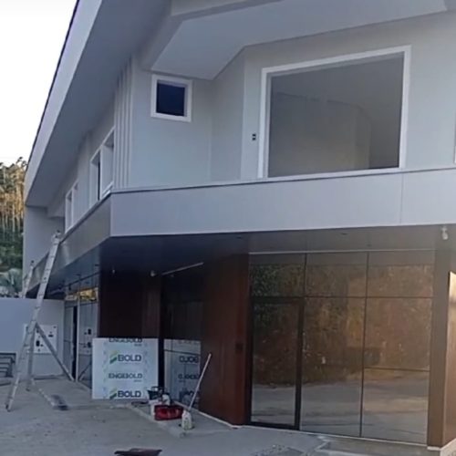 FACHADA EM ACM -NOVA TRENTO SC "CONCLUIDA""